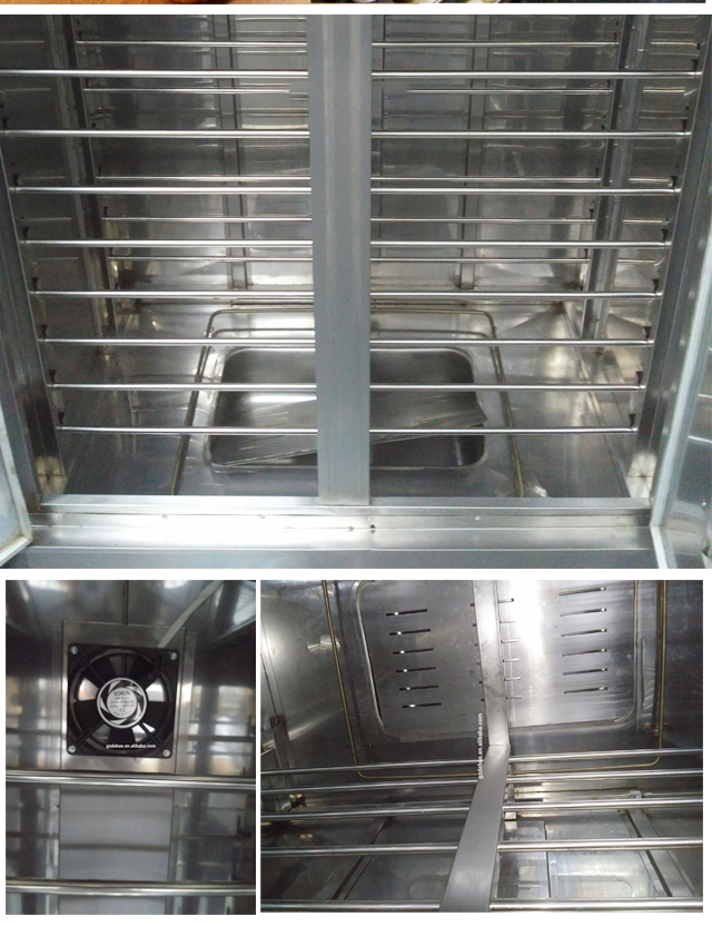 Commercial Bread Proofing Machine , Two Door Electric Industrial Bread