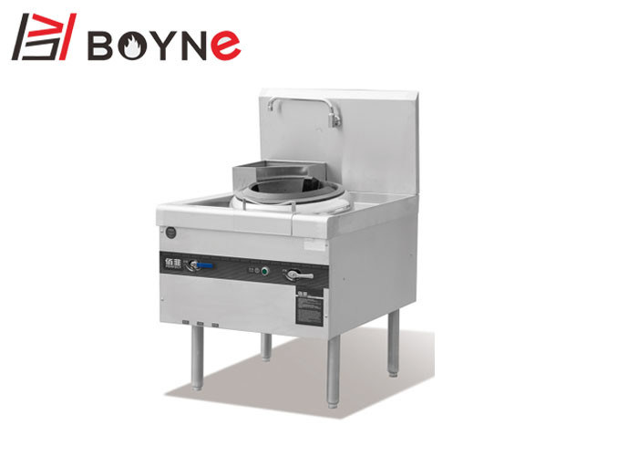 SS304 Commercial Chinese Cooking Equipment Single Head Range Seamless