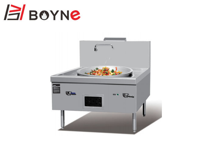 Floor Type Commercial Chinese Cooking Equipment Single Head Stove