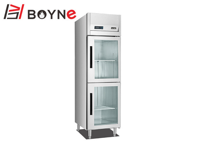 497W Industrial Upright Freezer , 100kg Restaurant Display Freezers