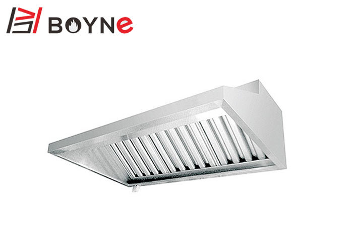 Natural Commercial Restaurant Hood , Heavy Duty Stainless Steel Kitchen Exhaust Hoods