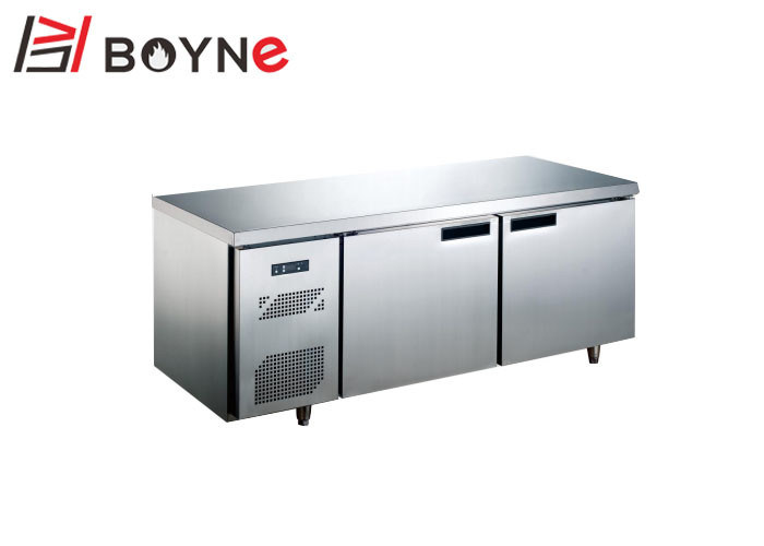 Commercial Undercounter Refrigerator Freezer 2 Door Self Closing