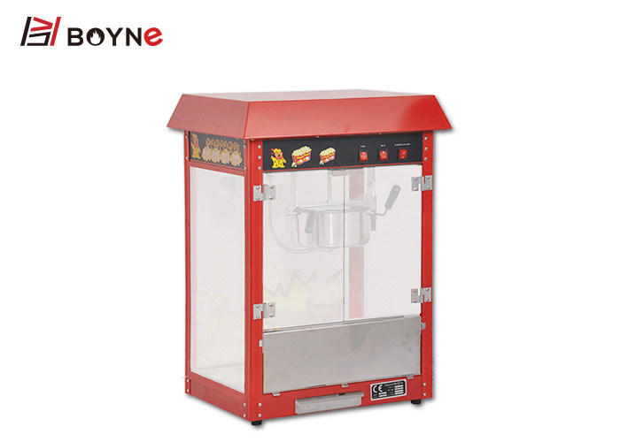 High Efficiency Electric Popcorn Machine Equipped With Light Bulb