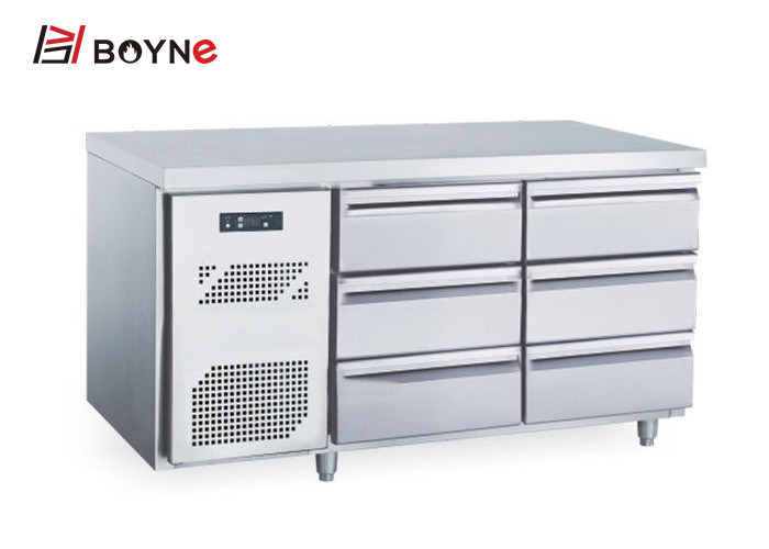 300l Industrial Undercounter Fridge 385w Commercial Kitchen Refrigeration Equipment