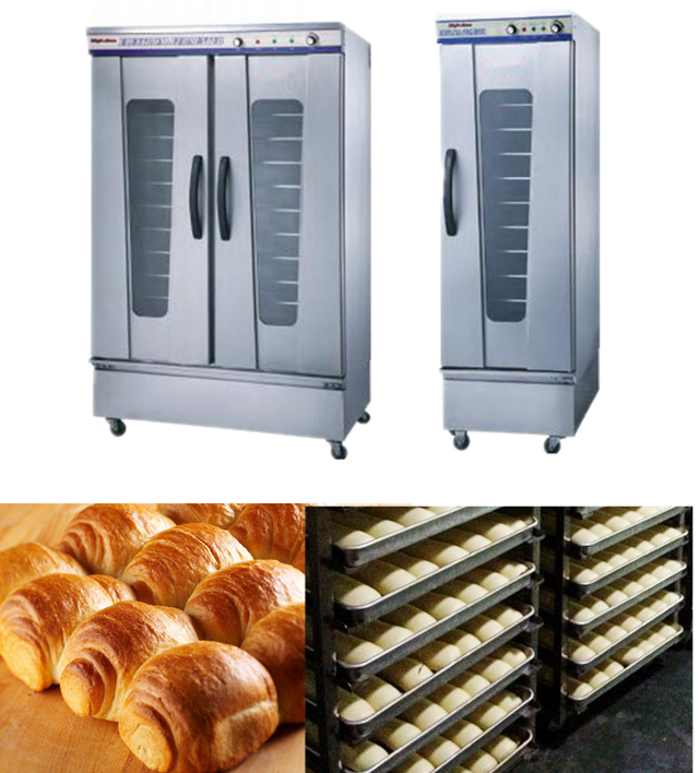 Commercial Bread Proofing Machine , Two Door Electric Industrial Bread