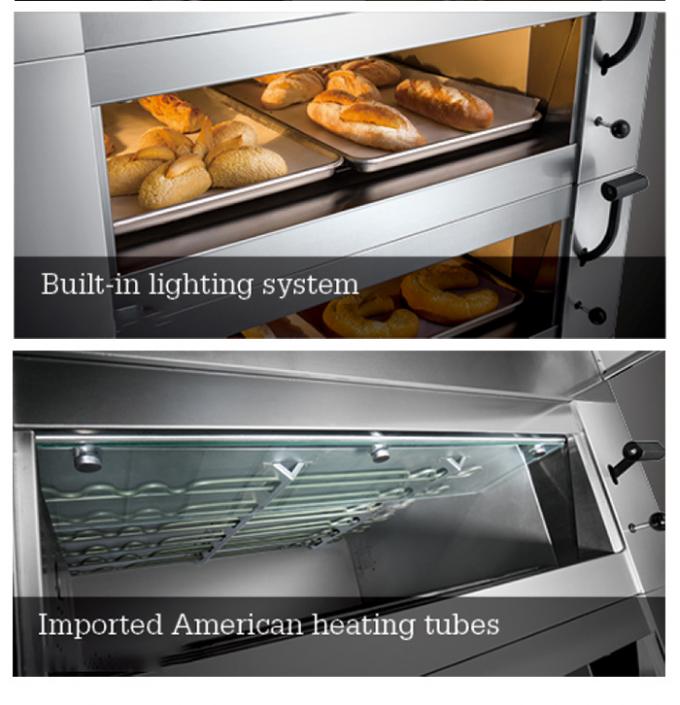 Stainless Steel Commercial Bakery Kitchen Equipment Three Deck Oven
