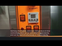 Fast Heating Baking Pizza Oven Double Deck Pizza Stove Electrical Or Gas Available