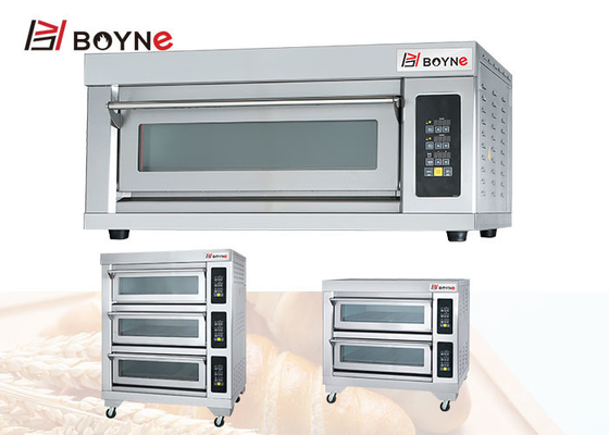 380v Double Layer 150kg Stainless Steel Baking Oven Four Trays for Hotel