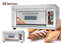 Gas One Deck Three Trays Baking Oven Stainless Steel for Restaurant