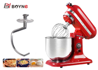 Stainless Steel Small Food Milk Mixer 5L Red 220v For Bakery for home use