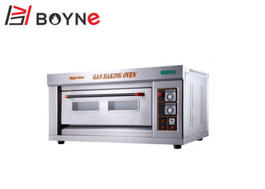 Gas Industrial Bakery Deck Oven 1 Deck 2 Tray  20 °C-400 °C For Baking