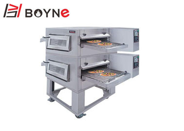 Restaurant Commercial Pizza Oven Stainless Steel Two Deck Electric Convection