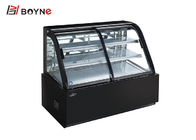 Defogging Small Commercial Cake Display Fridge Showcase With Front Opening Doors
