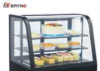 Stainless Steel Cake Refrigerator Showcase / Bakery Display Cabinets
