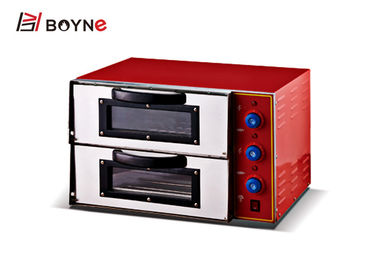 2 Decks Home Kitchen Toaster Mini Pizza Oven Electric Bread Maker 3KW For Bakery With Viewing Window