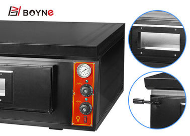 Window View Commercial 2 Decks Gas Pizza Oven For Hotel 1 Layer Bread Toaster 9KW Desktop Type