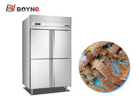 4 Door Commercial Stand Up Refrigerator , -12°C~-18°C Industrial Kitchen Refrigerator