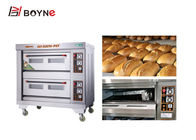 Six Trays Two Deck Electric Bread Oven , 380V Commercial Kitchen Ovens For Bread Baking
