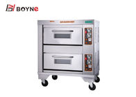 Restaurant Pastry Bakery Equipment Oven Gas 2 Layer 2 Tray Stainless Steel 96w