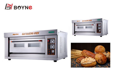 Gas Industrial Bakery Deck Oven 1 Deck 2 Tray  20 °C-400 °C For Baking