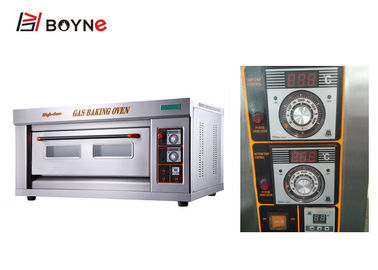 Gas Industrial Bakery Deck Oven 1 Deck 2 Tray  20 °C-400 °C For Baking