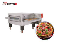 Gas Conveyor Commercial Pizza Oven Stainless Steel Microcomputer Control 220V