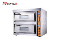 Industrial Electric Pizza Oven Countertop 2 Layer Ceramic Baseplate 120kg 8.4kw