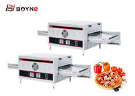 8 Burner Gas Conveyor Pizza Oven , Countertop Commercial Conveyor Belt Pizza Oven