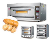 1 Deck Two Tray 6.6kw Industrial Baking Oven Easy To Clean