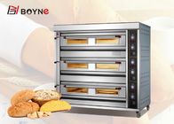 Standard Commercial 0.9 kg/h Gas Baking Oven Three Deck