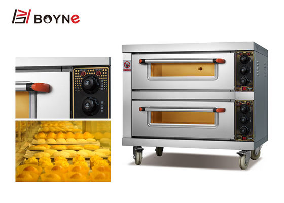 Double Deck Electric 20℃ 4kw Industrial Bakery Oven for making bread