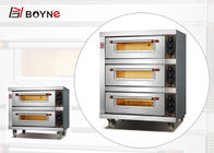 Commercial 3 Trays Glass Door 300°C Baking Bread Oven