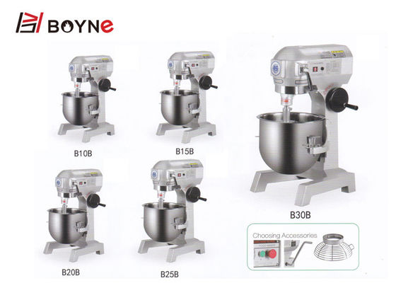 60L Baking B10B B20B B30B Flour Mixing Mixer With 3 Gear Adjustment