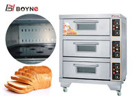 Full Stainless Steel Electric Two Deck Two Tray Oven Digital Temperature Controller