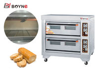 Three Deck Nine Trays Gas Deck Oven Independent Temperature Control