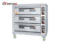 Pizza Oven With Stone Gas Deck Oven Double Layer Bakery Kitchen Equipments
