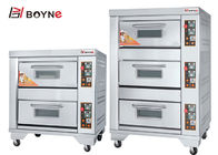 Commercial Quality High Temperature Three Deck Three Tray Gas Bakery Oven