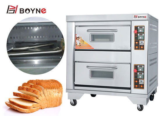 Gas Baking Oven Two Deck Two Trays Gas Oven For Hotel Kitchen Catering Equipment