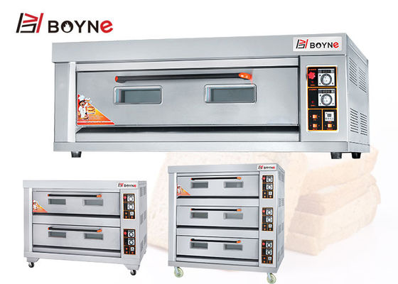 Hotel Kitchen Bakery One Deck 3 Tray Gas Bake Oven Pizzeria Ovan Max temp 400 Degree