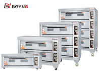 Stainless Steel Deck Oven Four Deck Twelve Tray Large Capacity