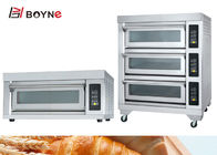 Double Layer Four Trays Electric Oven Mid-End Microcoputer Controlled For Bakery
