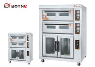 Commercial Baking Two Layer Four Trays Oven with Proofer 220v