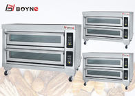 Double Layer Six Trays 380v Oven Electric Stainless Steel for Restaurant