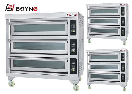 Large Capacity Baking Oven Electric Three Layer Nine Trays 380v