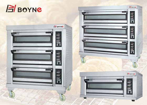 Electric One Layer Two Trays 380v Oven With Computer Comtrolled