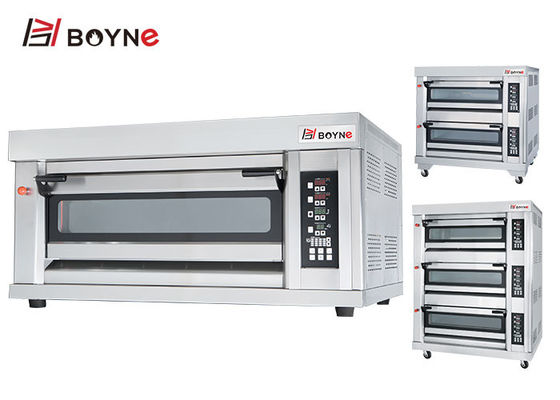 Stainless Steel Gas Oven With Computer Controll One Layer Two Trays