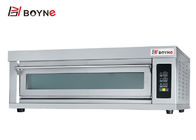 Commercial Microcomputer Type One Deck Three Trays Bakery Oven For Cake Shop