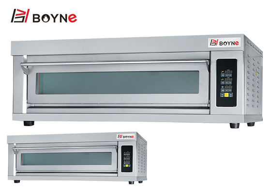 Commercial Microcomputer Type One Deck Three Trays Bakery Oven For Cake Shop