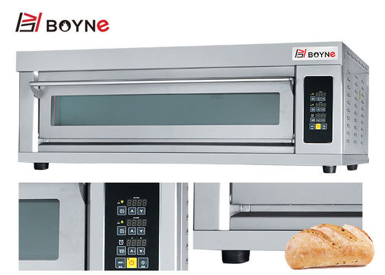 Commercial Microcomputer Type One Deck Three Trays Bakery Oven For Cake Shop