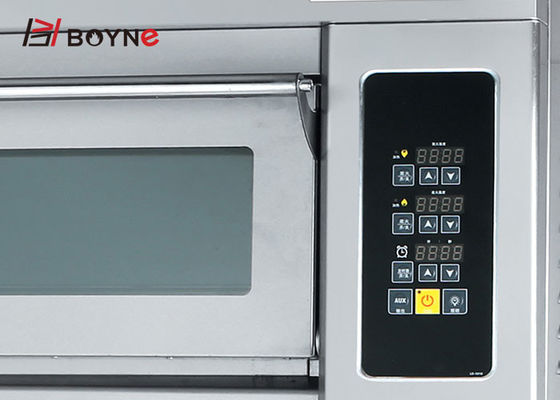 Commercial Microcomputer Type One Deck Three Trays Bakery Oven For Cake Shop